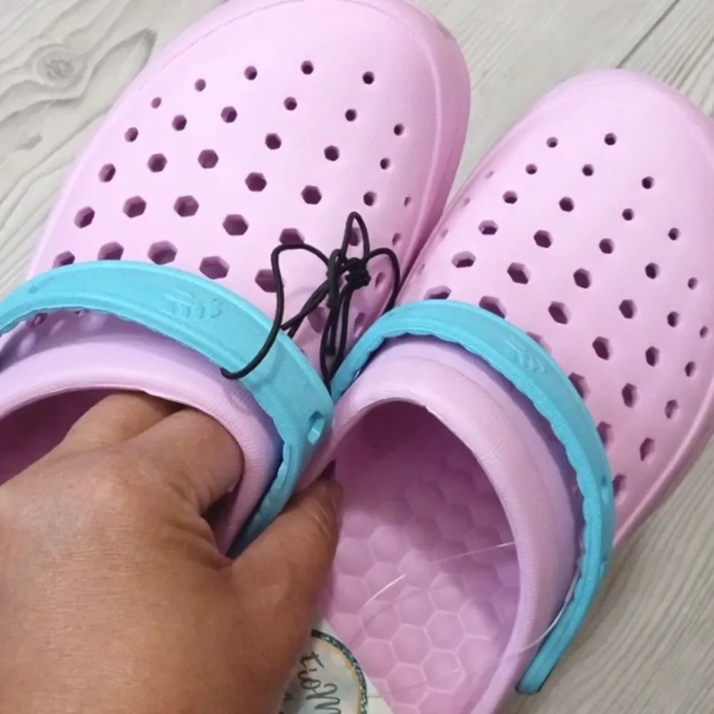 (72-0991)   Joy Bees Pink Clog Sz 3